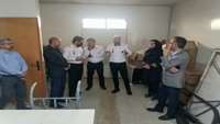 بازدید سرپرست مرکز اورژانس پیش بیمارستانی و مدیر حوادث و مدیر امور آموزشی دانشگاه از محل پایگاه آموزشی اورژانس پیش بیمارستانی