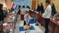 برگزاری کارگاه آموزش همگانی احیا قلبی ریوی پایه برای کارکنان مخابرات استان سمنان