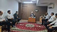 دیدار رئیس دانشگاه و کارکنان اورژانس پیش بیمارستانی 115 دانشگاه با نماینده ولی فقیه در استان سمنان