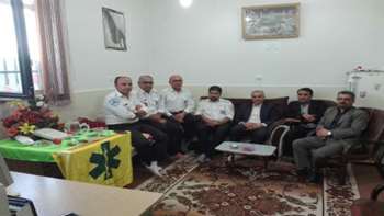 بازدید نوروزی مدیر حوادث و فوریت های پزشکی  از پایگاه های اورژانس پیش بیمارستانی  دامغان 
