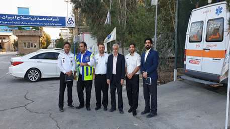  بازدید از پایگاه های اورژانس پیش بیمارستانی شهرستان گرمسار