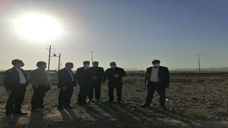  بازدید رئیس دانشگاه از محل پیشنهادی ساخت هلی پد پایکاه اورژانس هوایی سمنان